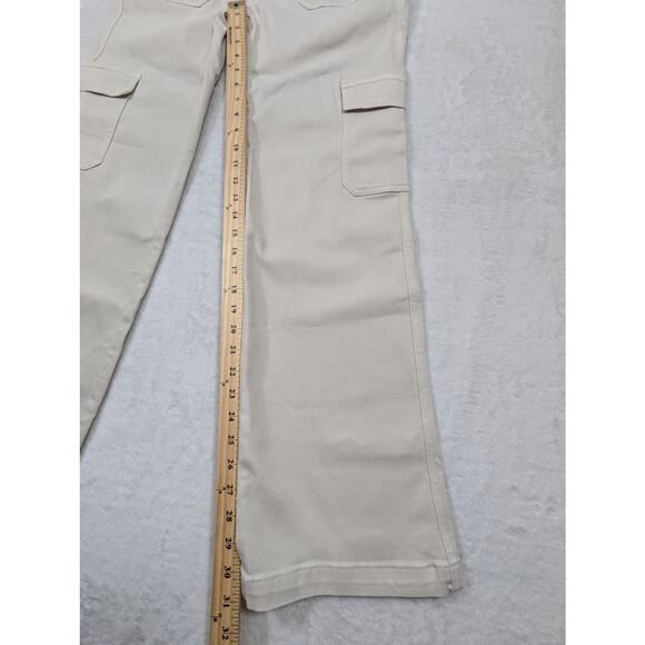 NWT Harper Heritage Cargo Bootcut Jeans Women's Size 29 Beige - Picture 8 of 12